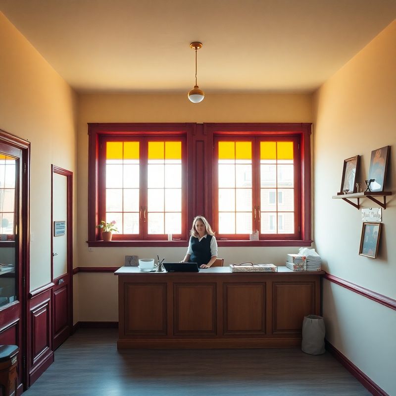 Warm, naturally lit interior of Highland Mercer with cream walls and burgundy woodwork